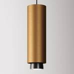 Fabbian Claque lámpara colgante LED 30 cm bronce