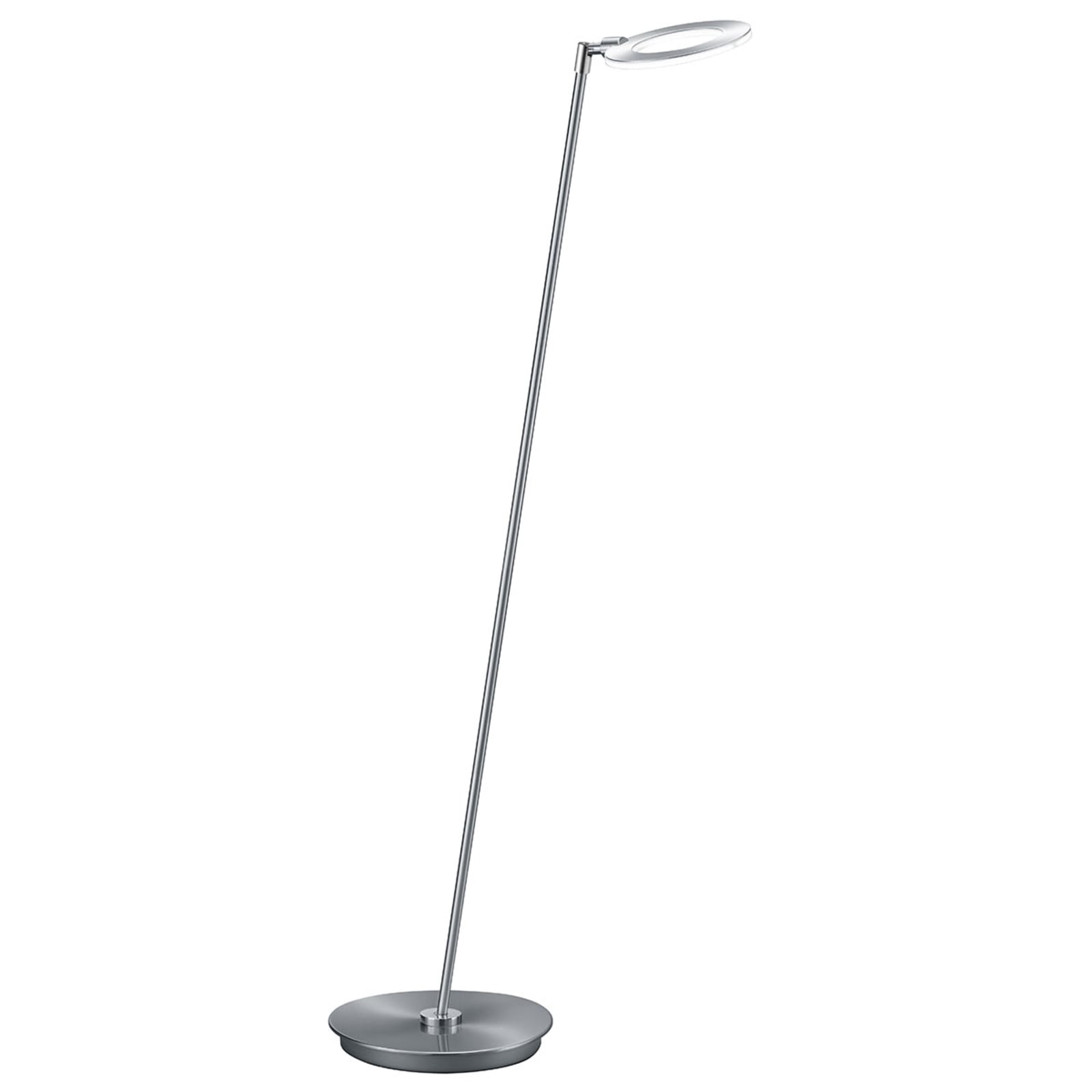 B-Leuchten Mica - flexibly adjustable floor lamp, for Living / Dining Room, metal, acrylic, 10 W, energy efficiency: A+, H: 135 cm