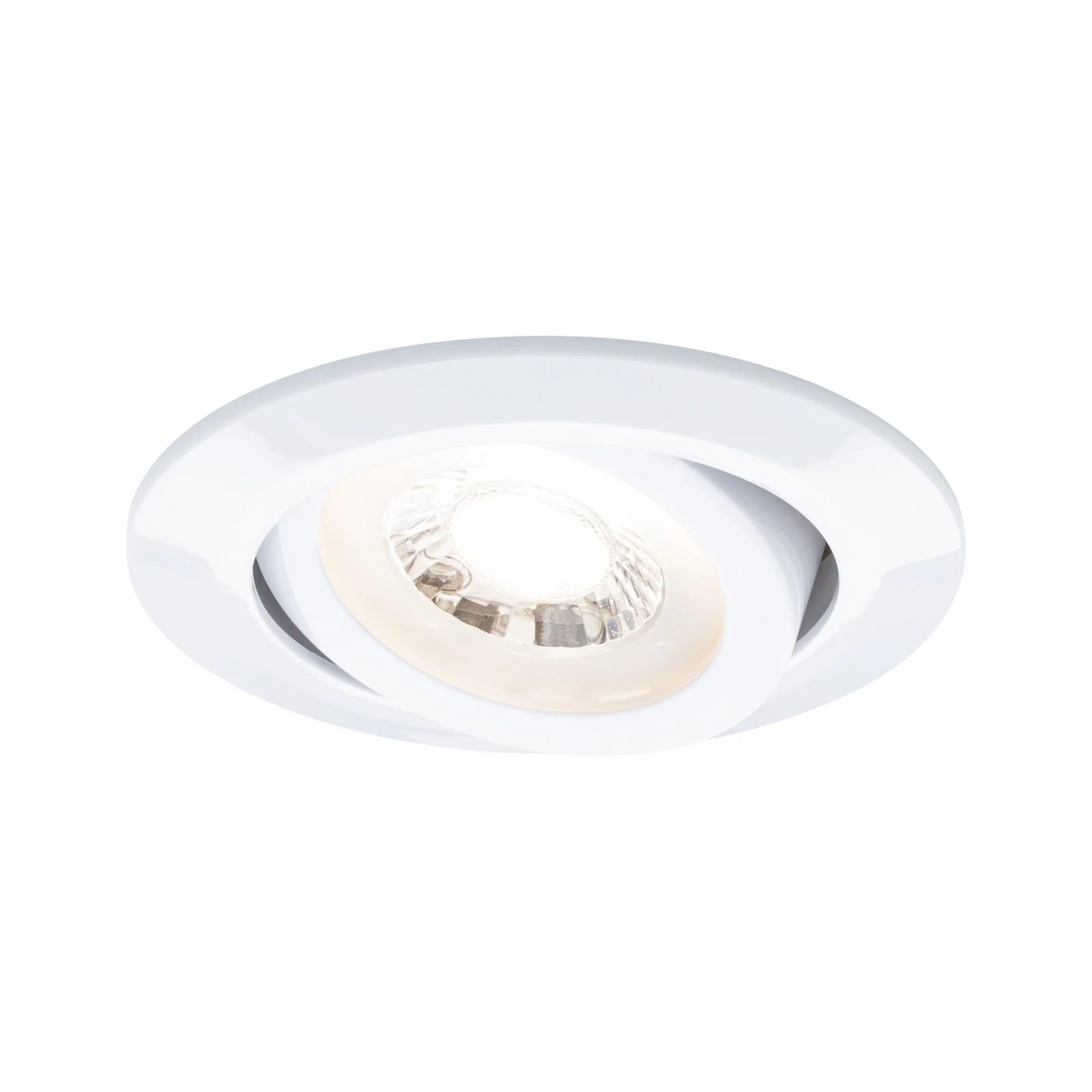 LED вграден осветителен уред Paulmann, бял, Ø 8 cm, 4,8 W, комплект от 20 броя