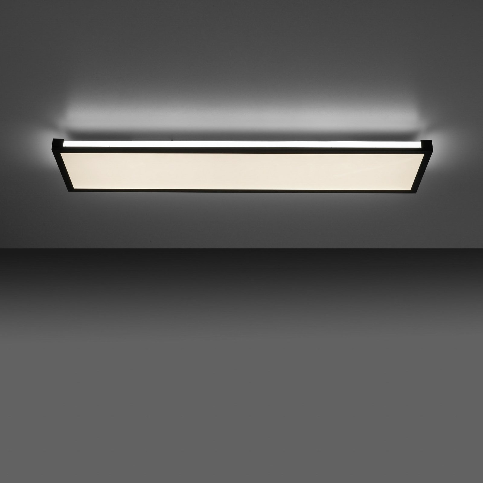 Candeeiro de teto LED Mario 100x25cm, regulável, RGBW