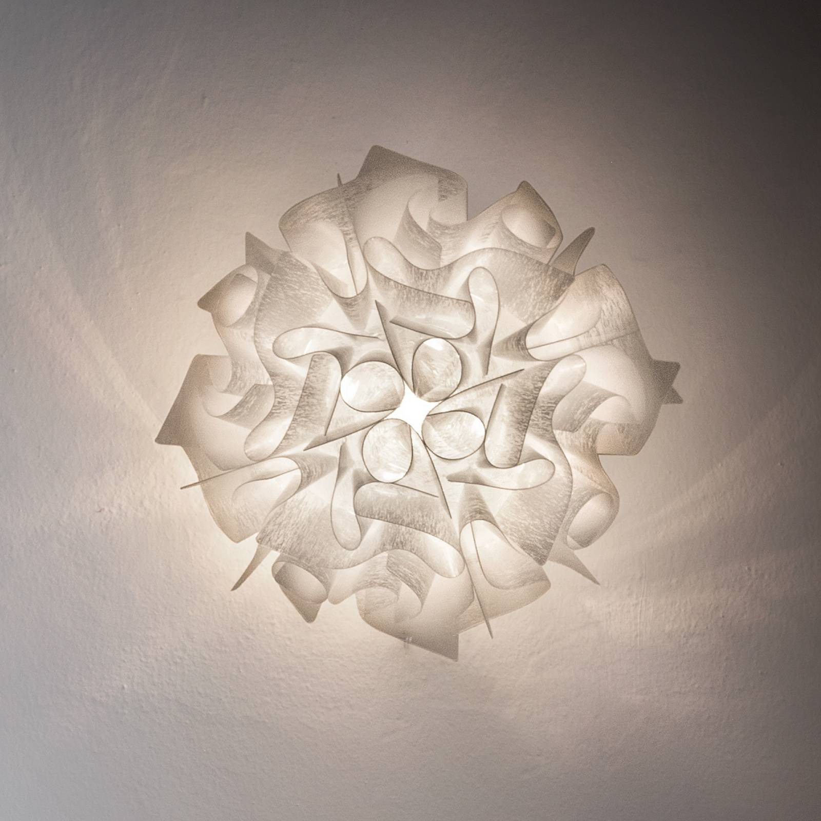 Photos - Chandelier / Lamp Slamp Veli Couture Medium ceiling lamp white Ø53cm 