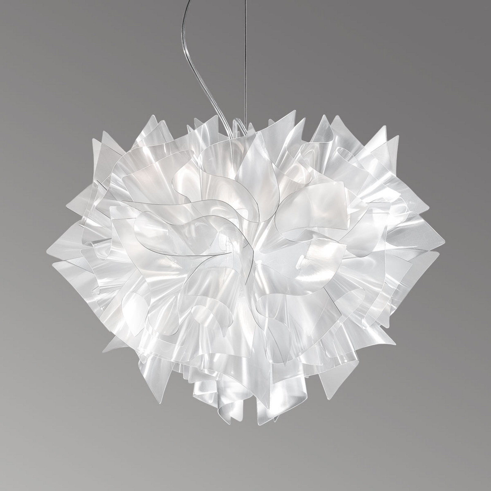 Candeeiro suspenso Slamp Veli Prisma Medium, Ø 42cm