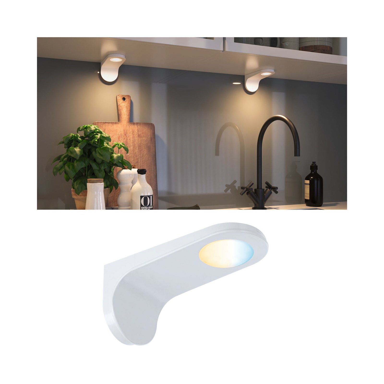 Paulmann Clever Connect Neda lampe meuble, blanche
