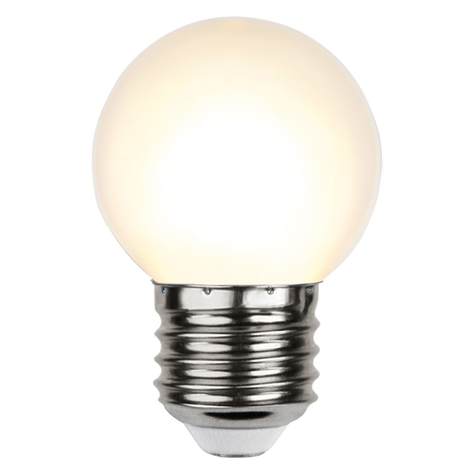 LED bulb E27 G45 for fairy lights, white 2700K