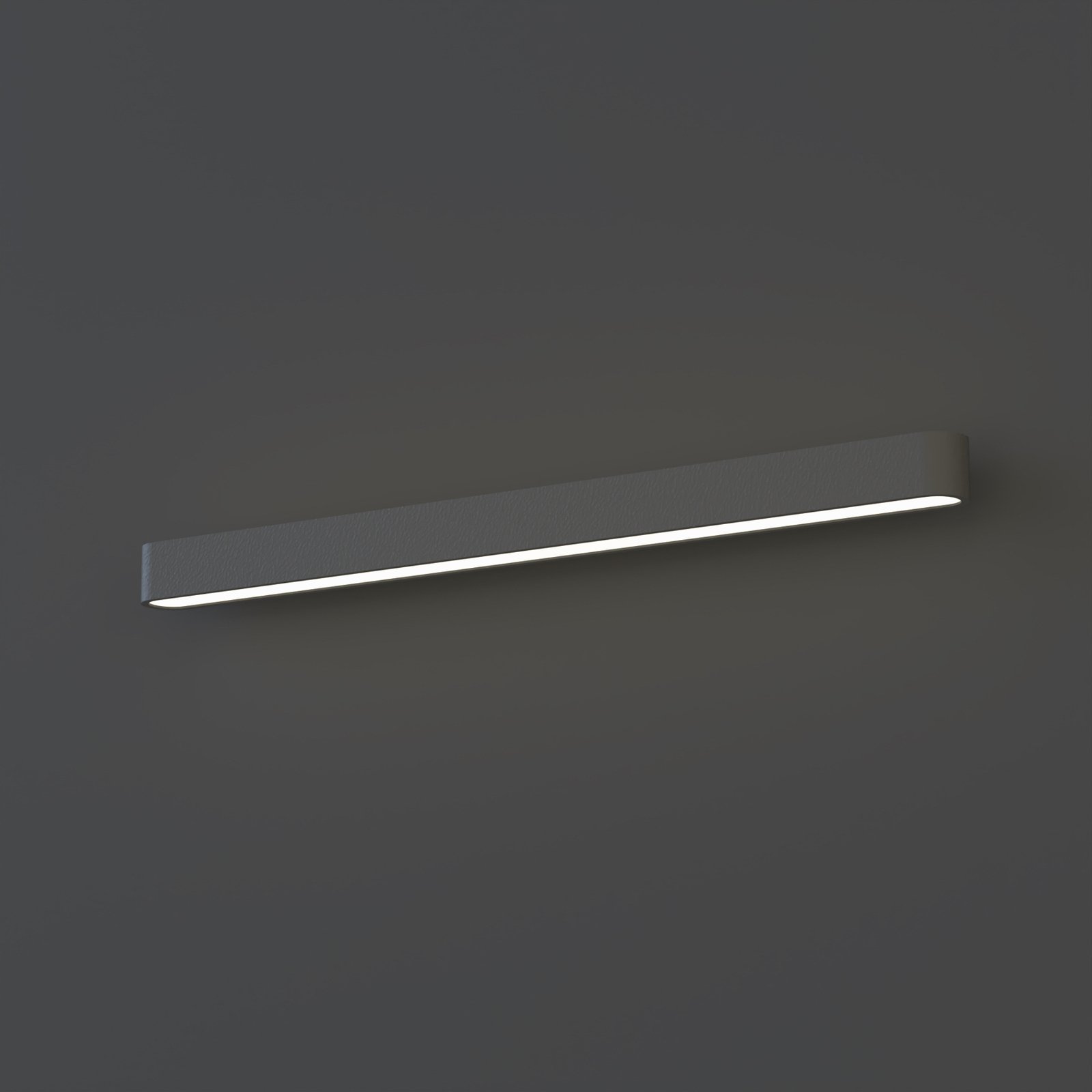 LED-Wandleuchte Soft, Breite 90 cm, graphit