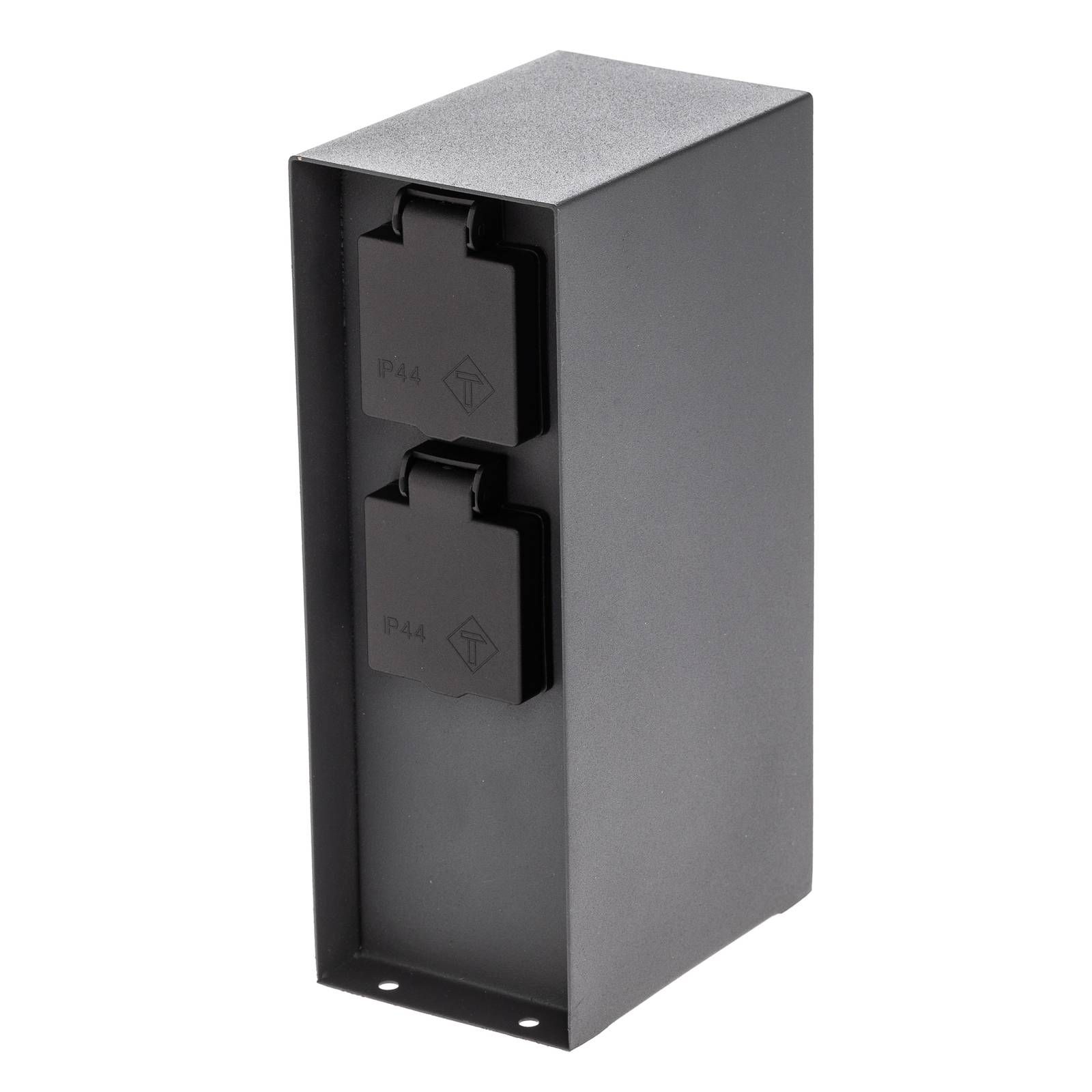 Smarte Steckdosensäule WLAN 23cm sandgrau Tuya