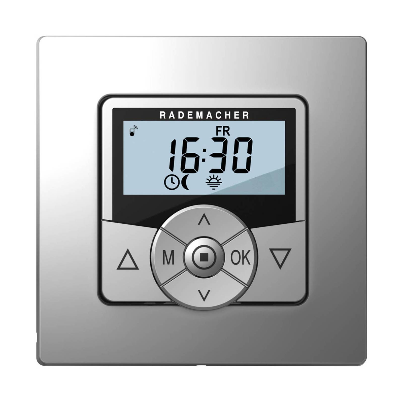 Rademacher DuoFern HomeTimer timer, aluminium, L: 5 cm, W: 5 cm, H: 1.2 cm