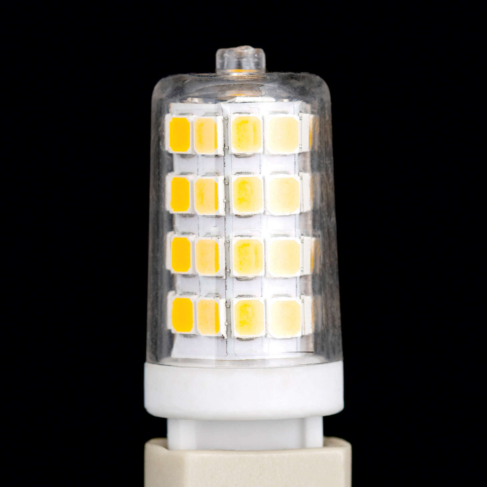 Bombilla LED bi-pin G9 3,3W 2.800K transparente