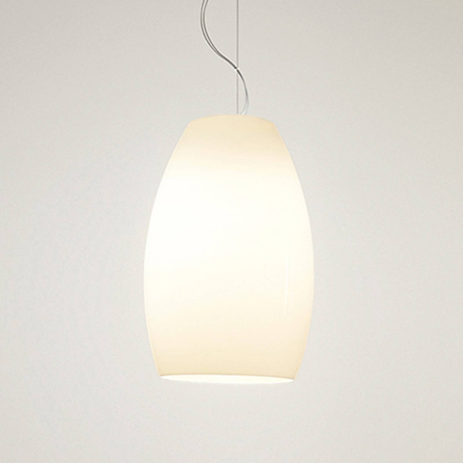 FOSCARINI Foscarini MyLight Buds 1 LED pendant light, white, for Kitchen, handblown glass, E27, 21 W, energy efficiency: A+, H: 40 cm