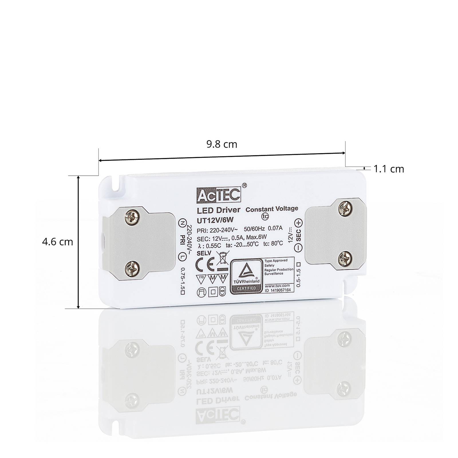 AcTEC Slim LED-Treiber CV 12V, 6W