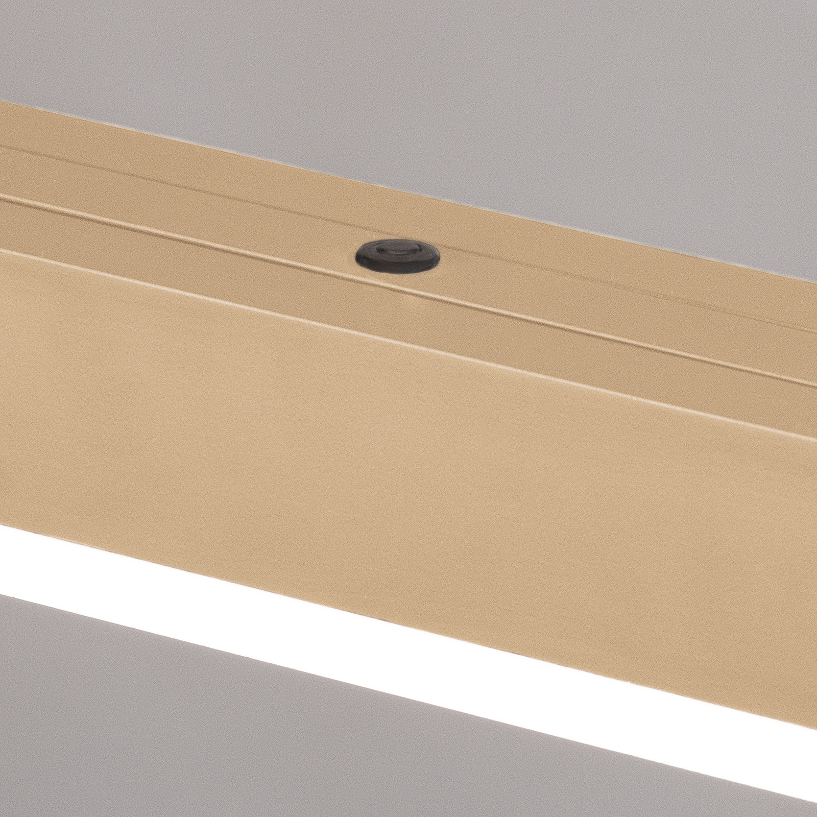 LED κρεμαστή λάμπα Vayana, μήκος 190 cm, χρώμα άμμου, μέταλλο, CCT