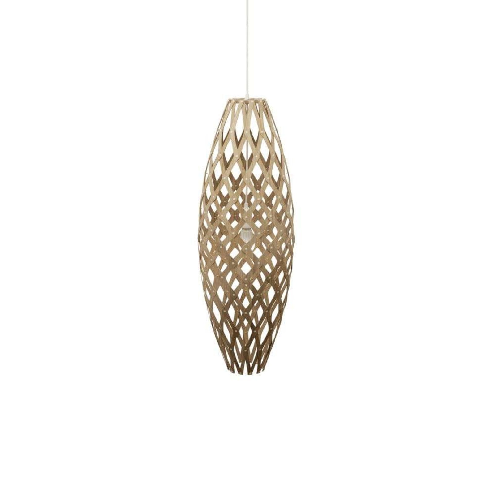 Hinaki Pendelleuchte H90 Bamboo david trubridge - Wohnzimmer - Bambus