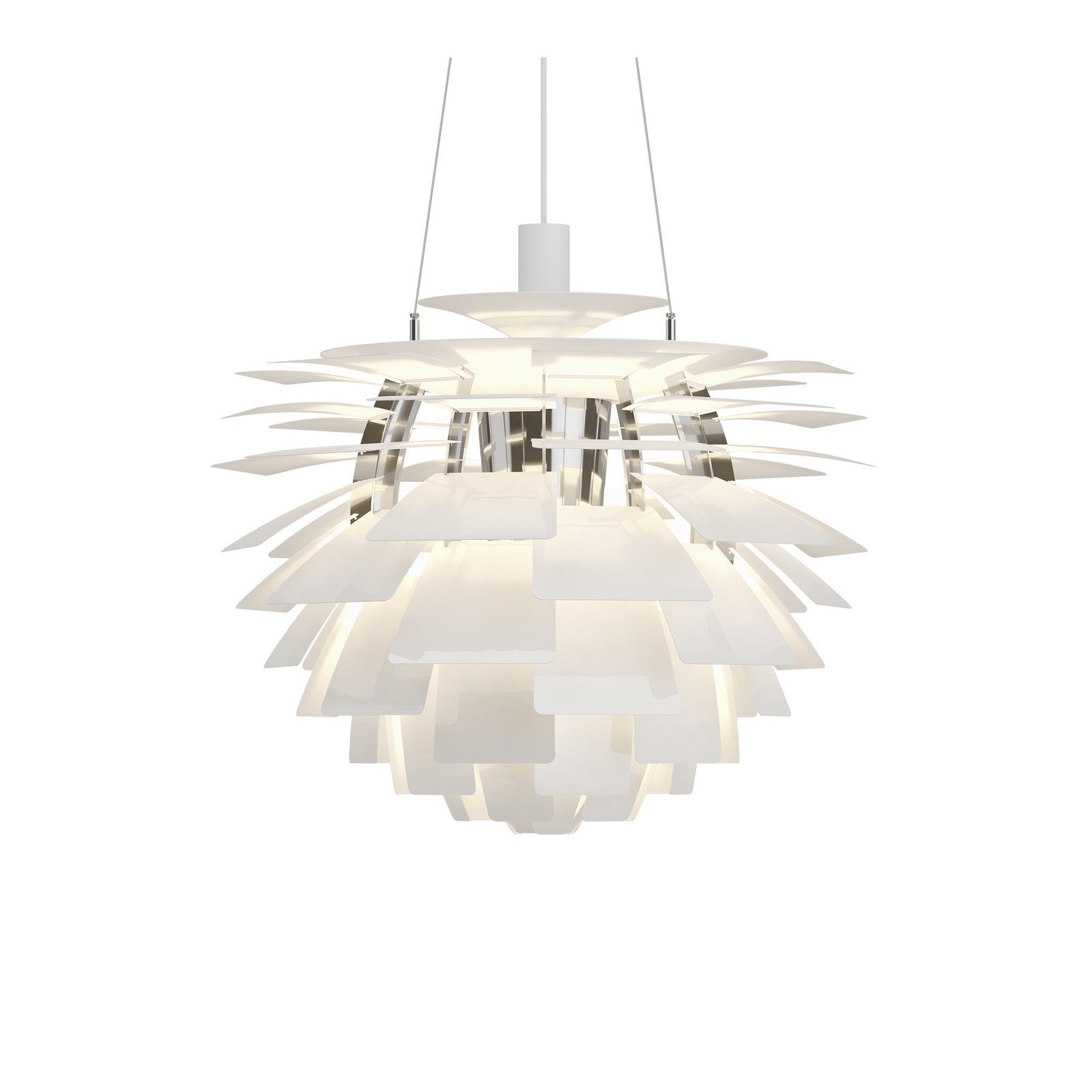 PH Artichoke Hängelampe Ø60cm 2.700K weiß - Louis Poulsen PH Artichoke Hängelampe Ø60cm 2.700K weiß - Louis Poulsen