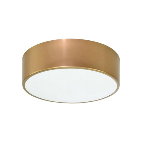 Cleo loftlampe i blank guldfarve