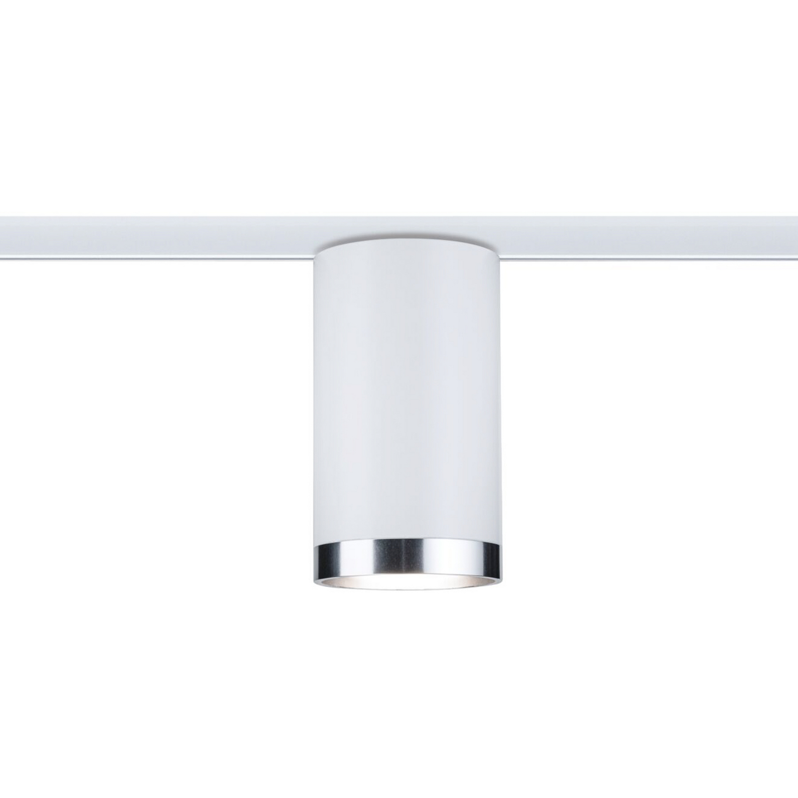 Spot pentru șină Paulmann URail Tube, alb semnal, metal, GU10