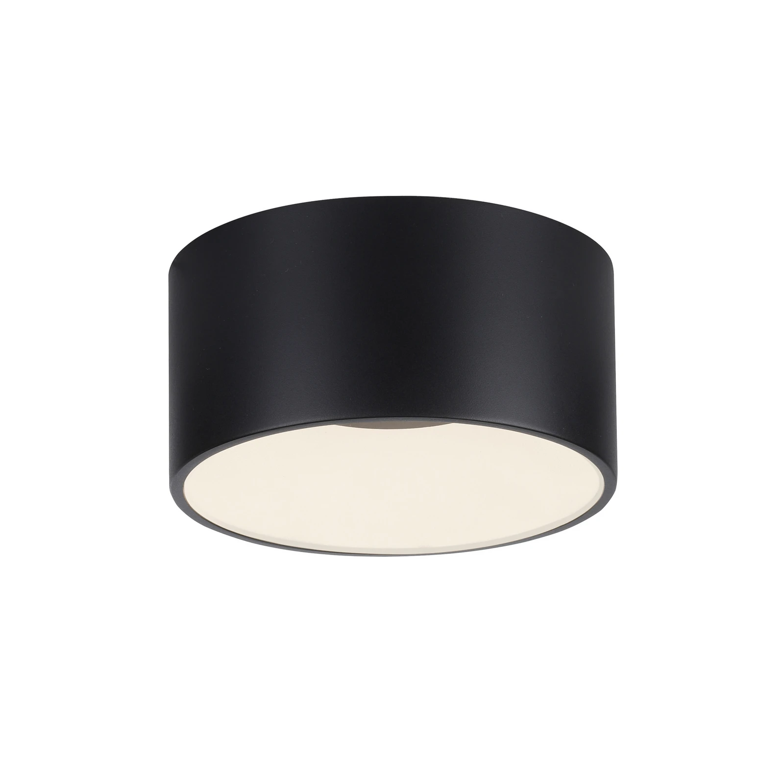 JUST LIGHT. Светодиодно осветление за таван Tanika черно, Ø16cm, с