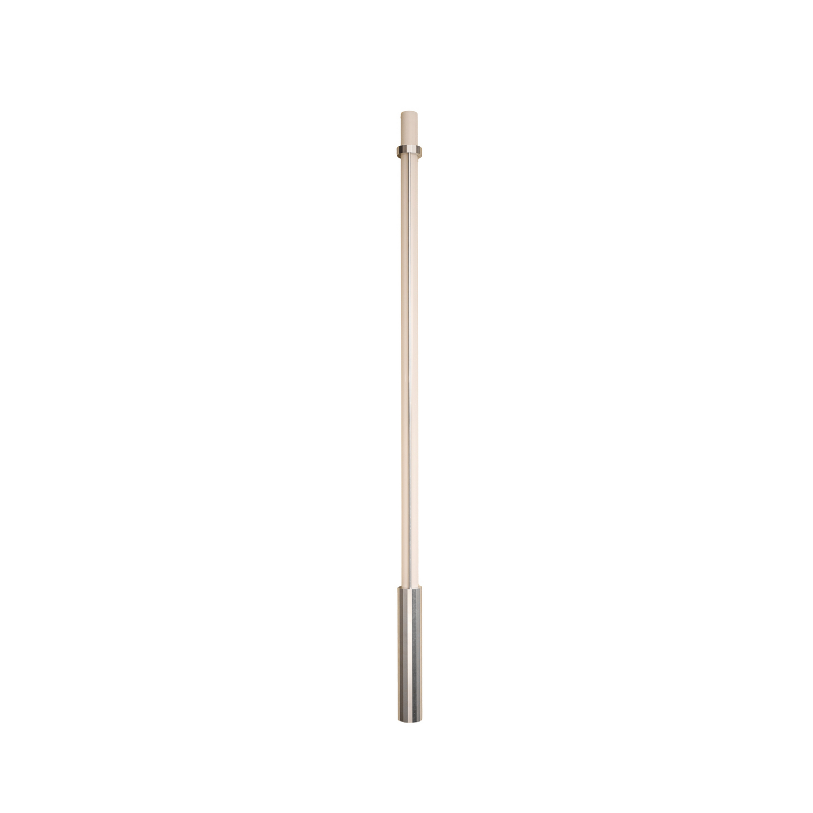 Applique murale LED DCW « In Fine », argent, hauteur 160 cm, IP65