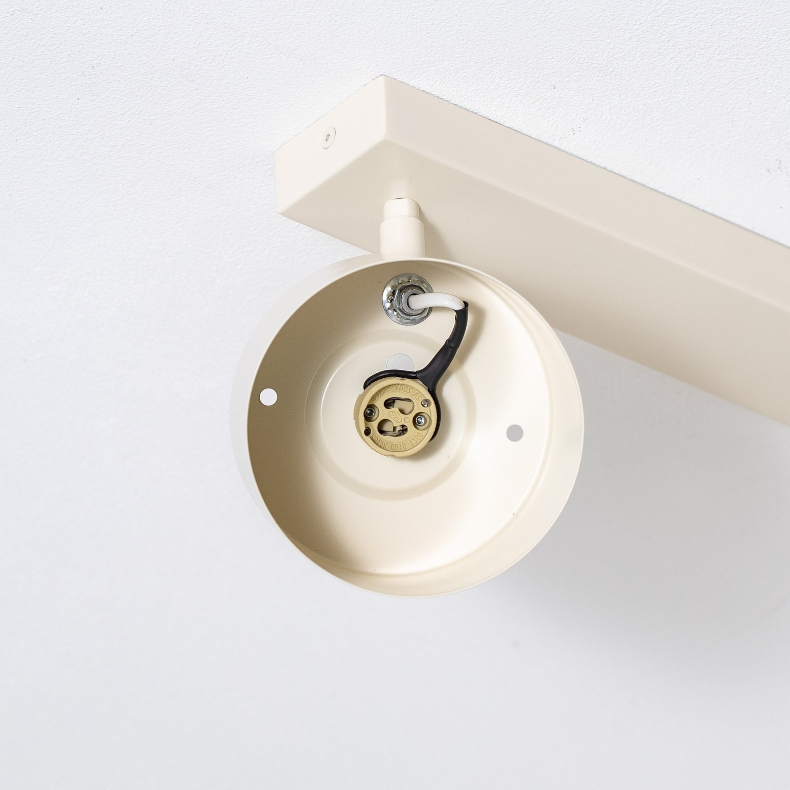 Takspotlight Chloe justerbar med 2 lampor, beige