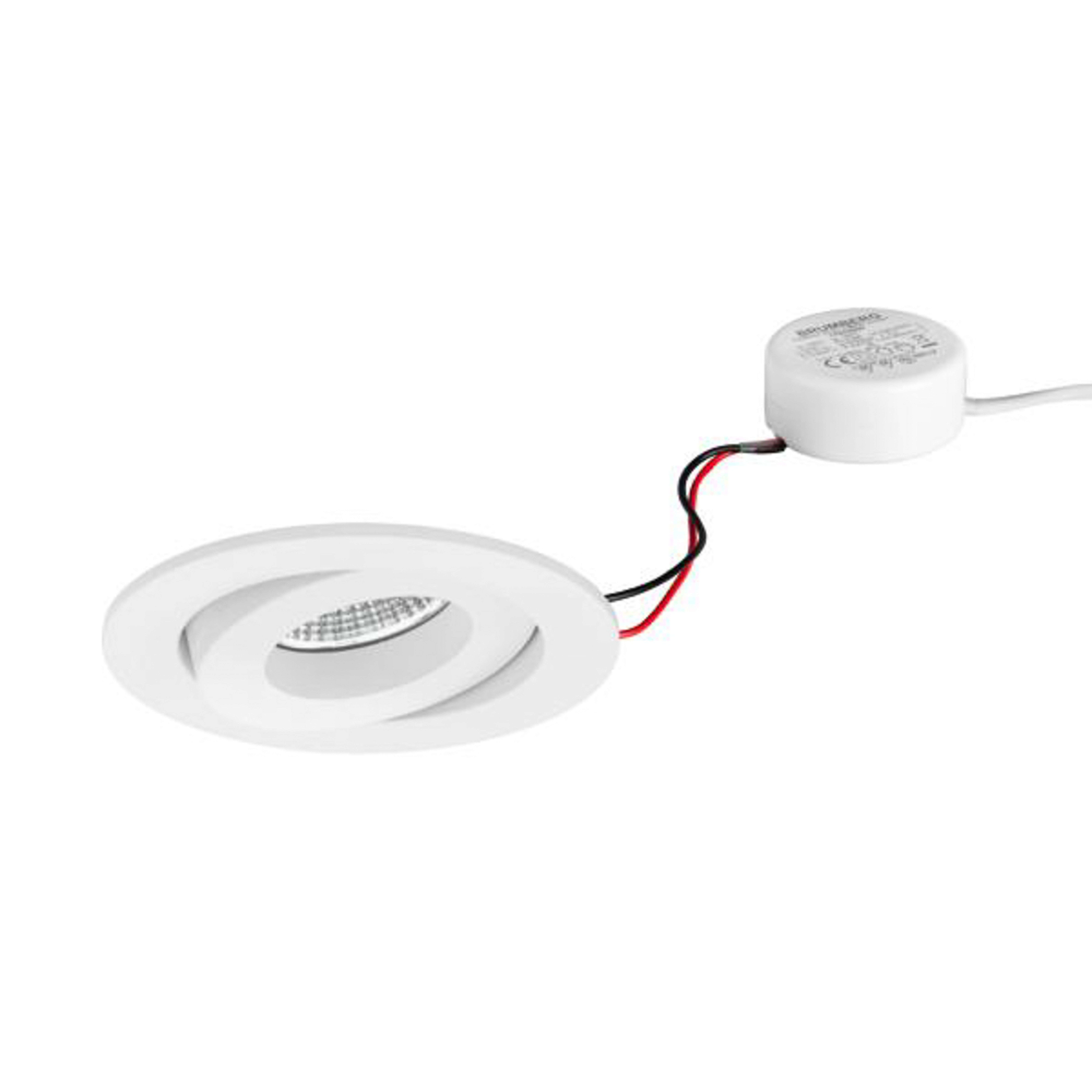 BRUMBERG BB33 indbyg. RC driver rund hvid