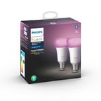 Philips Hue White/Color 9W Bluetooth E27 Bombilla 2 pcs. - Philips Hue