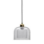 Závesné svietidlo Bell, priehľadné sklo, Ø 25 cm – House Doctor