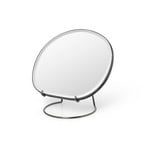 Espejo de mesa Pond, cromado, 21 cm de ancho, cristal - ferm LIVING