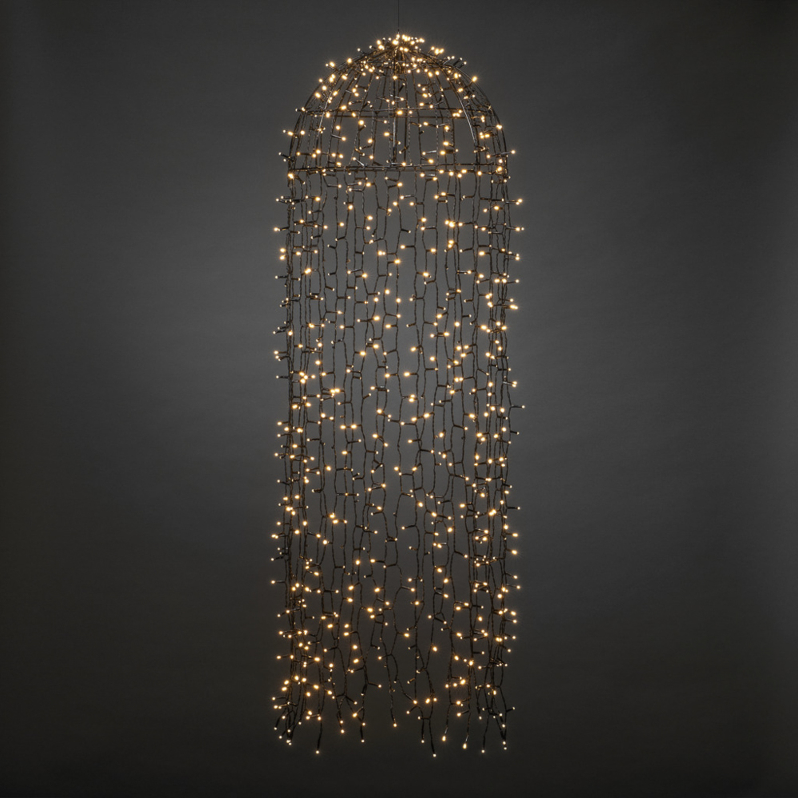 LED světelný závěs medúza 2 600K 900 LED 145x45cm