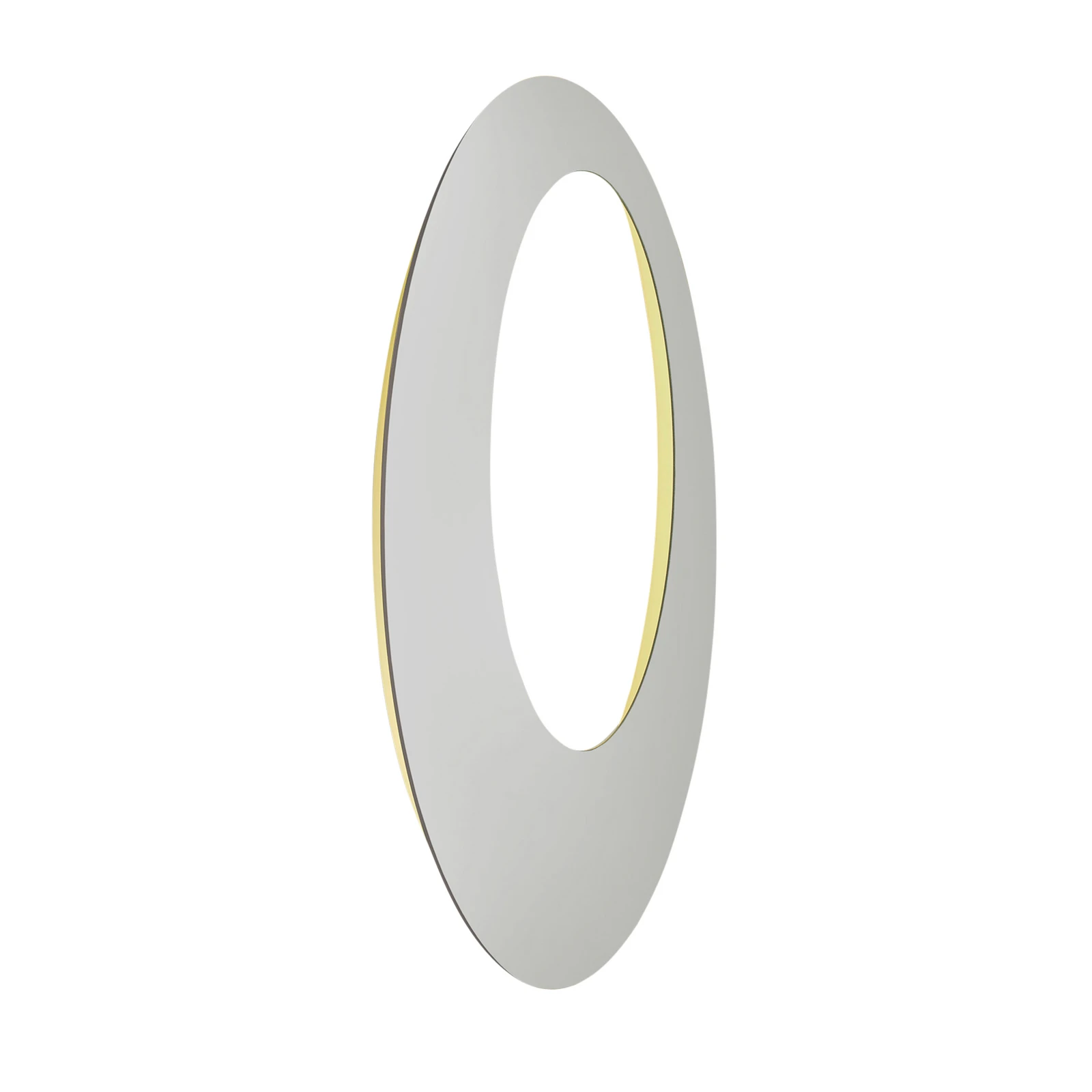 Escale Blade Open LED nástenné svietidlo, strieborná farba, Ø 95 cm