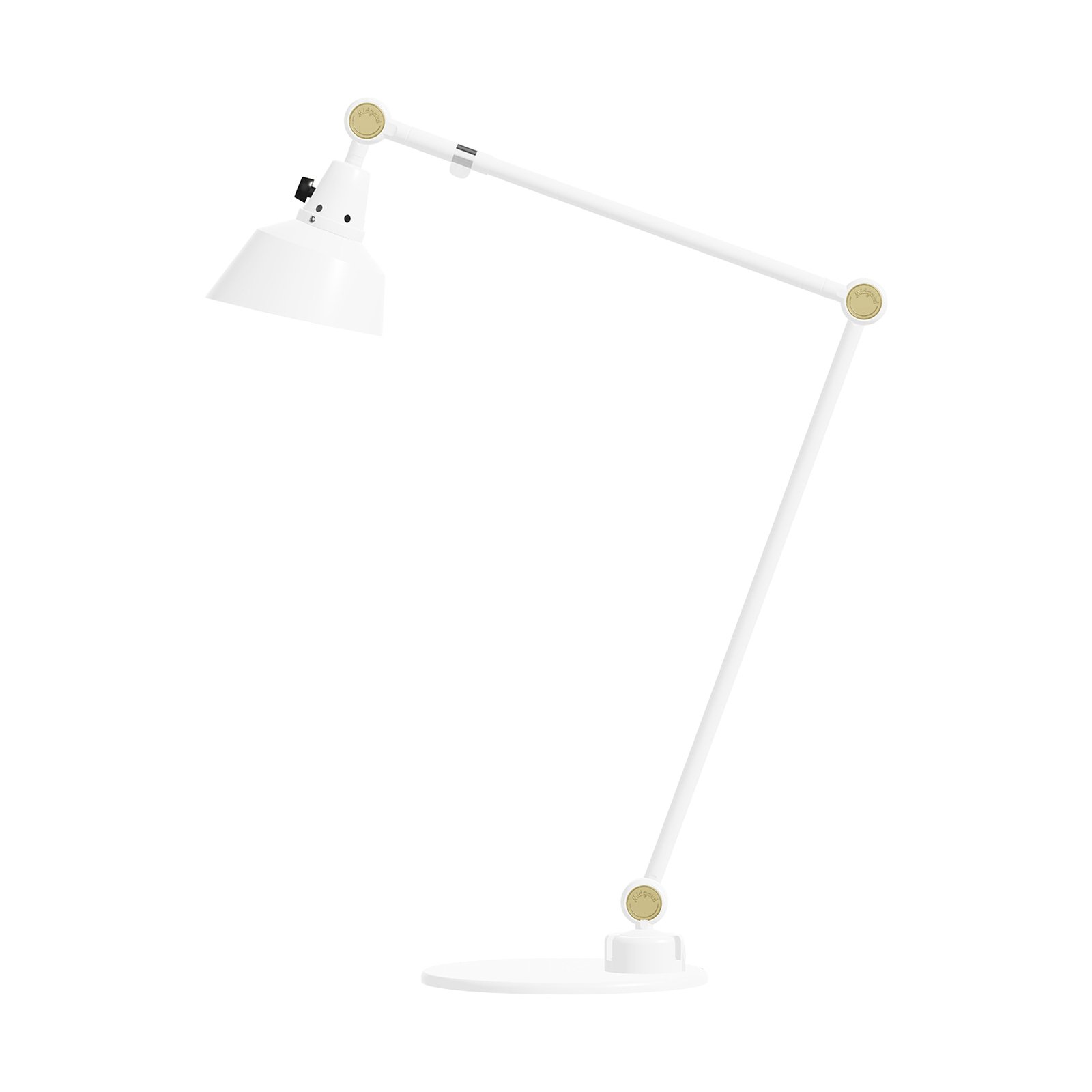 midgard modular TYP 551 lámpara de mesa blanca 70 cm