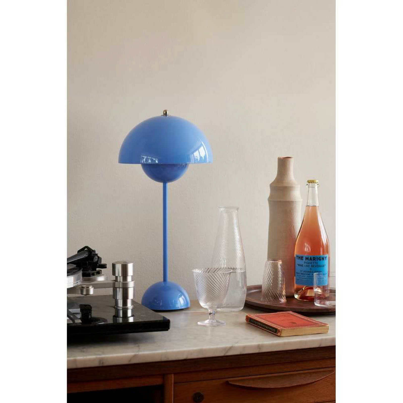 Flowerpot VP3 Table Lamp Swim Blue - &Tradition