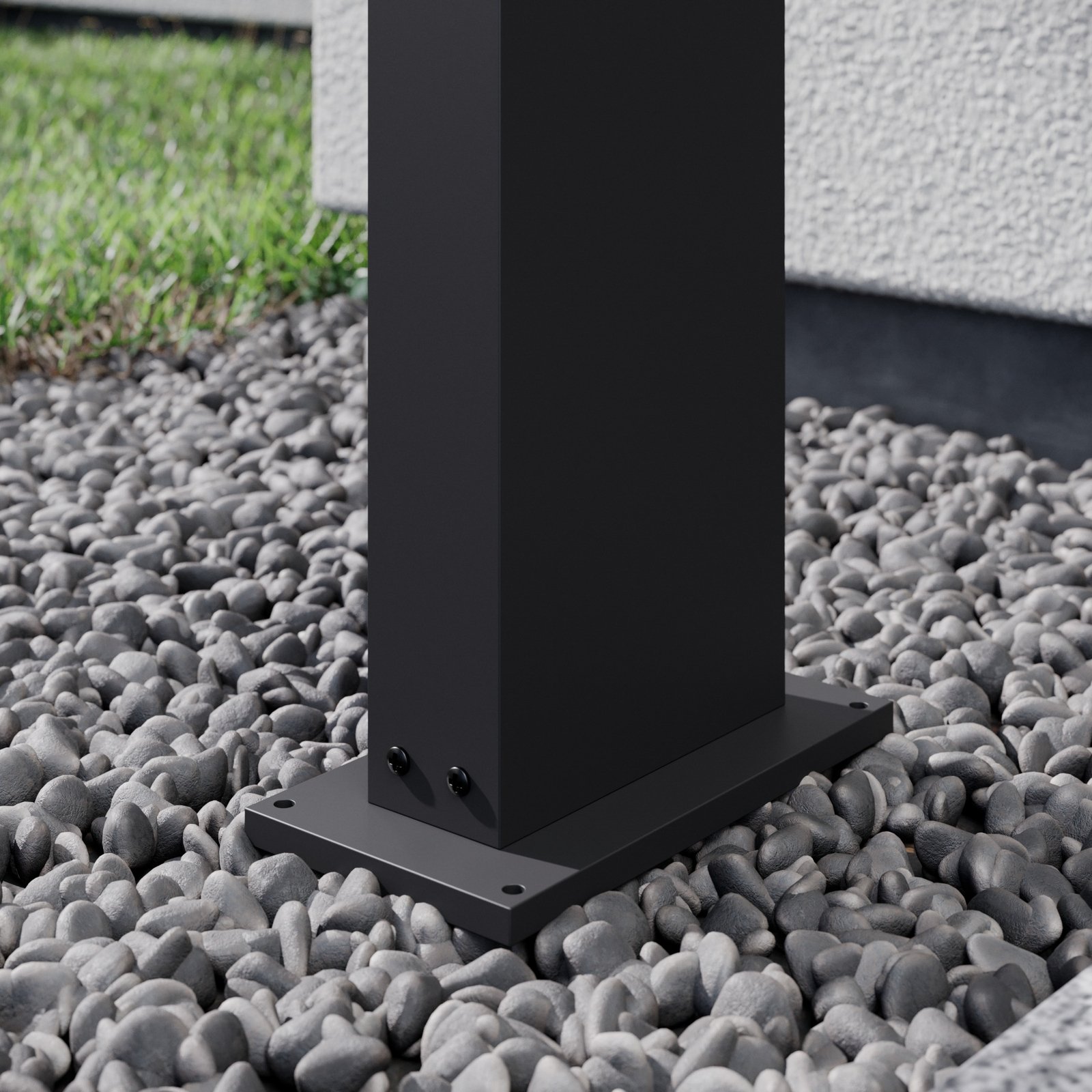 Yolena Outdoor Garden Lamp H60 Dark Grey/White - Arcchio