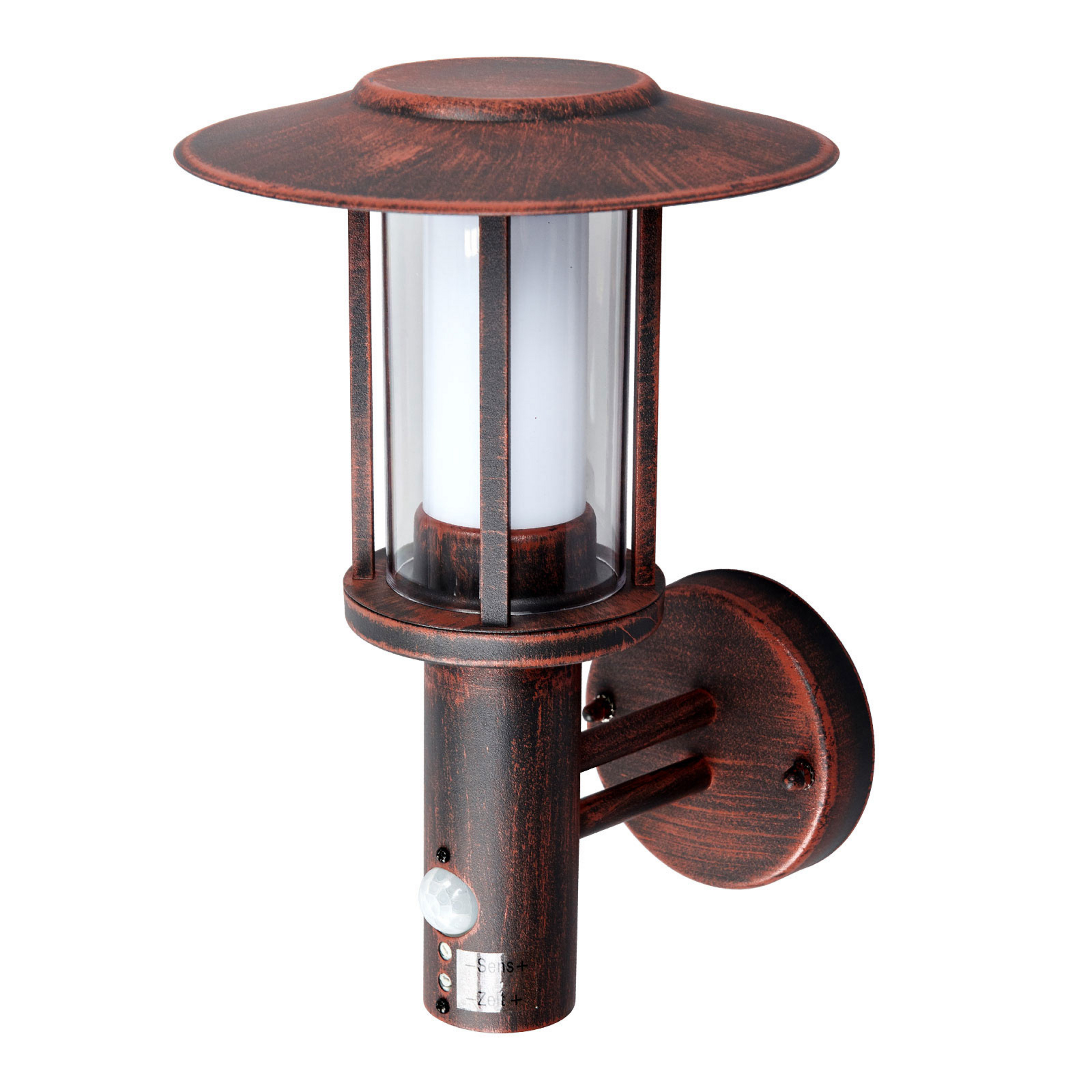 Pavlos LED Outdoor Wall Lamp w/Sensor Rust - Lindby