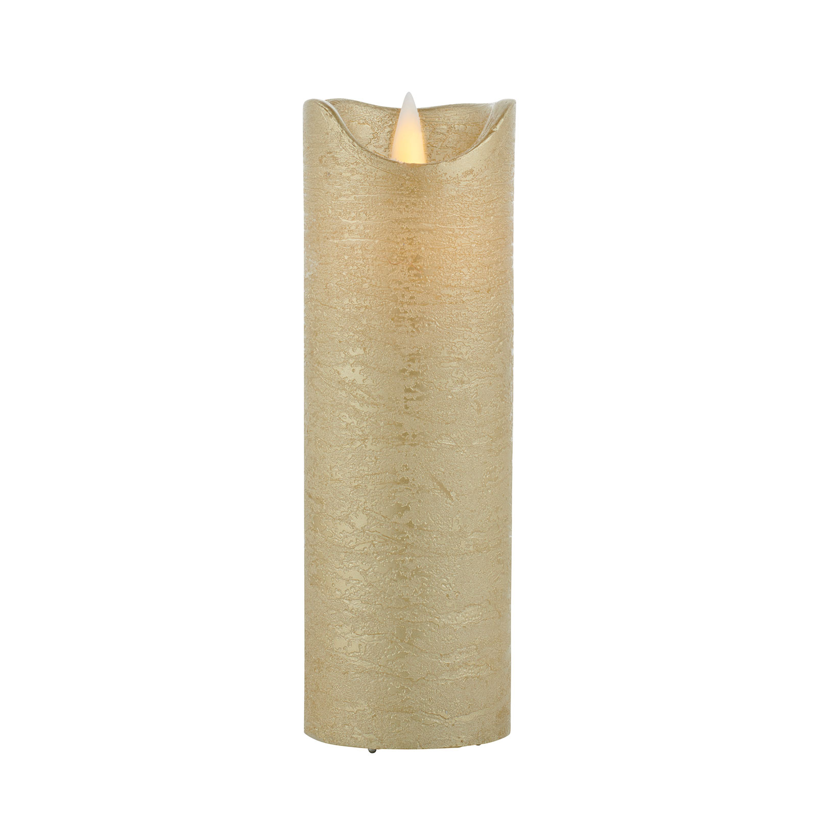 LED candle Sara Exclusive, gold, Ø 5cm, height 15cm