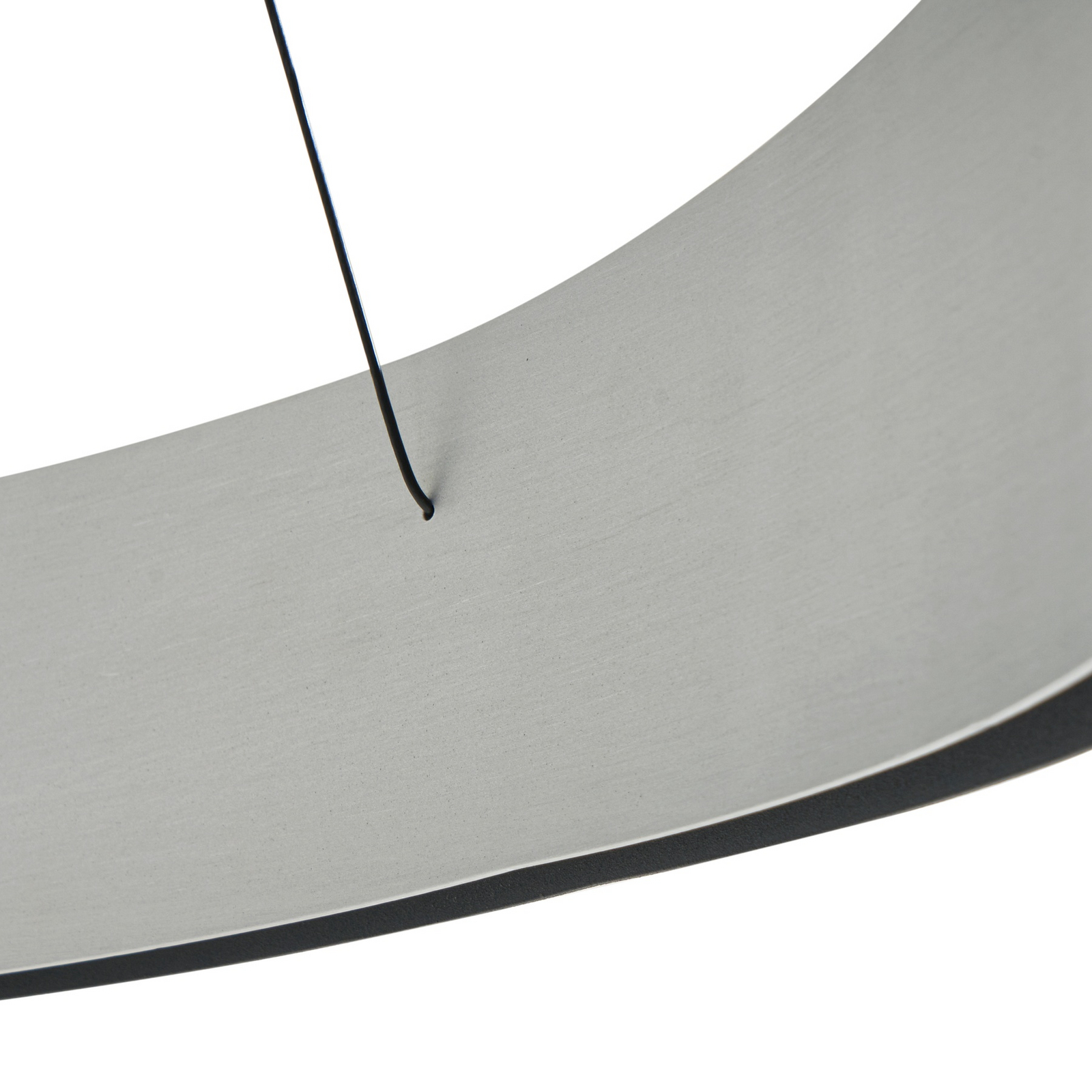Lucande LED-Hängeleuchte Daelor, schwarz/alu, CCT, dimmbar