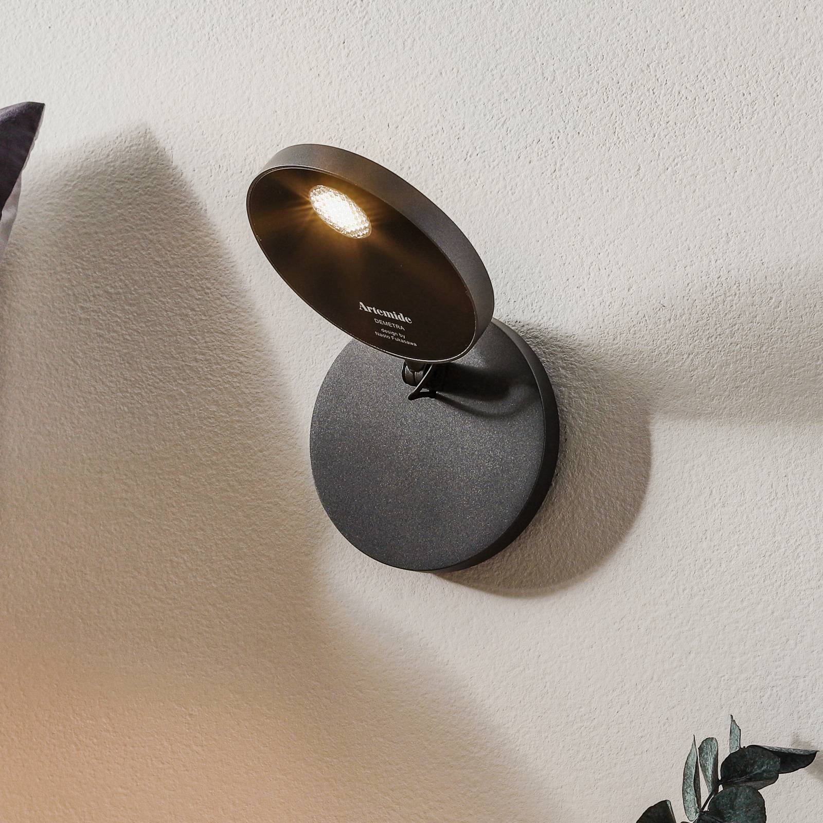 Artemide Petite applique LED de designer Demetra Spotlight