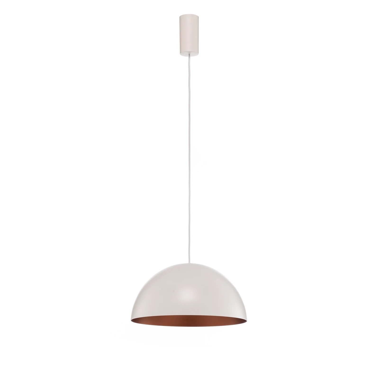 Suspension LED Studio Line 50996, blanc/cuivre, Ø 35 cm