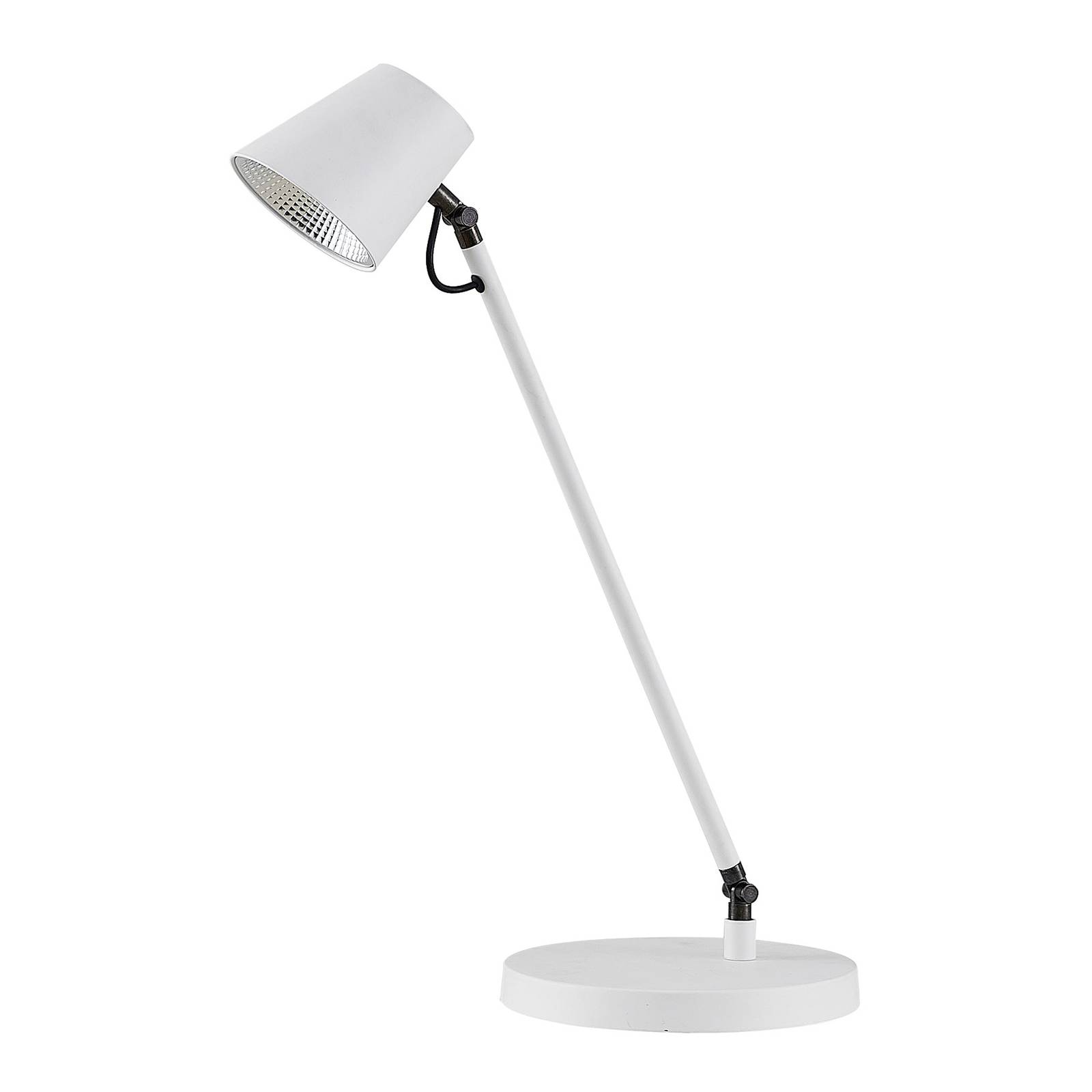 Lucande Kenala LED íróasztal lámpa, fehér