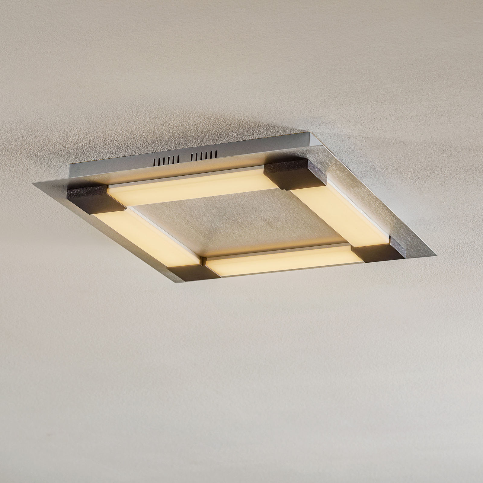 Bopp Plain LED ceiling lamp 48x48cm smart control