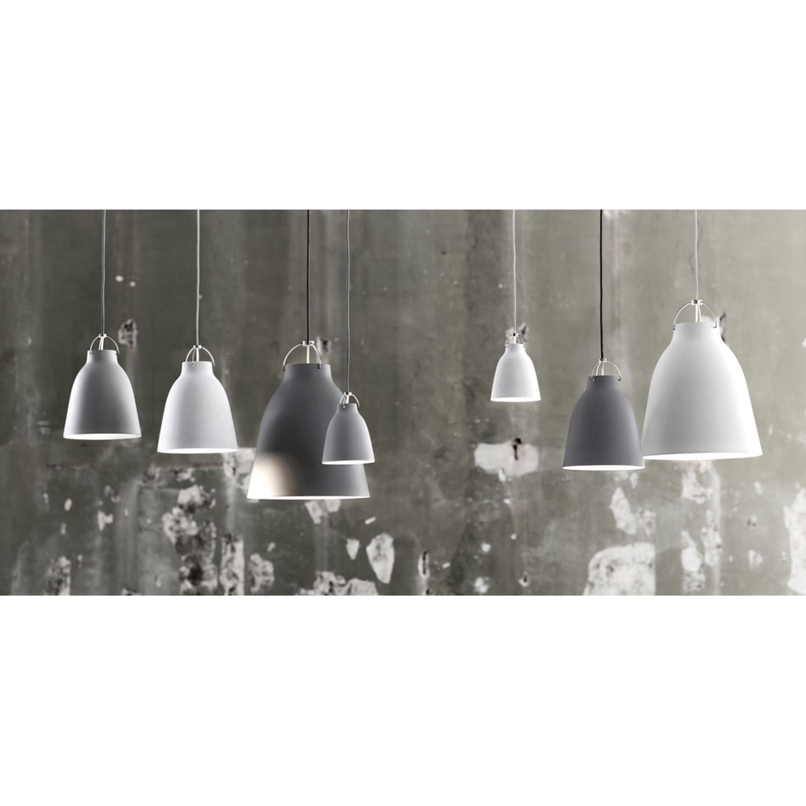 Caravaggio™ P1 Pendant Matt Grey45 - Fritz Hansen