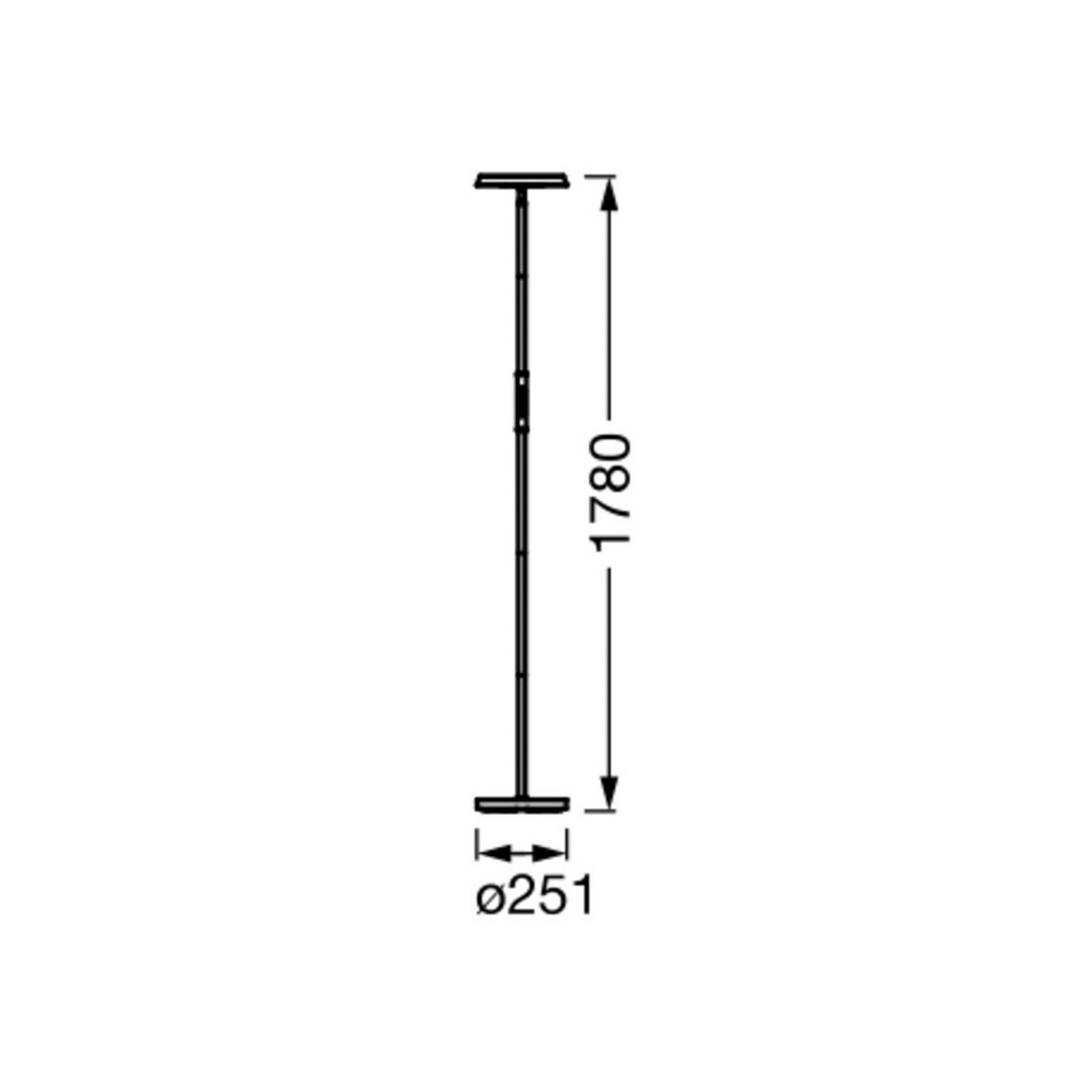 OSRAM SMART+ WiFi LED-Stehleuchte, schwarz, up/down, RGB CCT