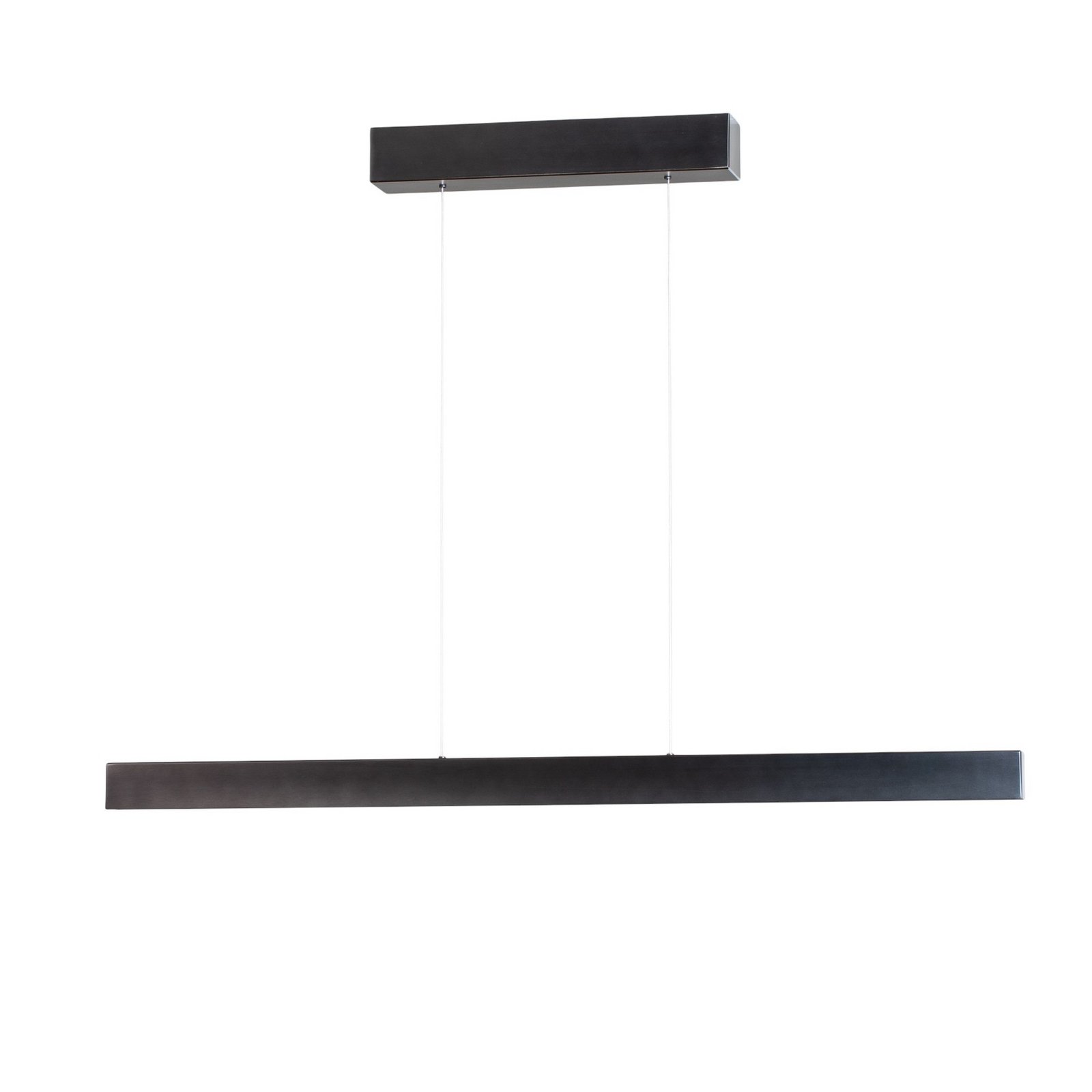 Broll LED pendant light, anthracite, steel, length 100 cm