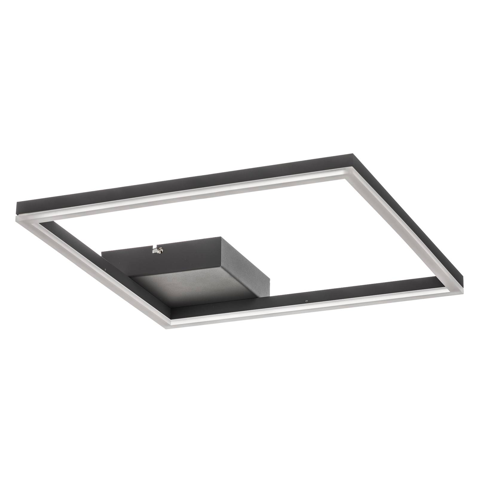 Plafonnier LED Bard 42×42 cm anthracite