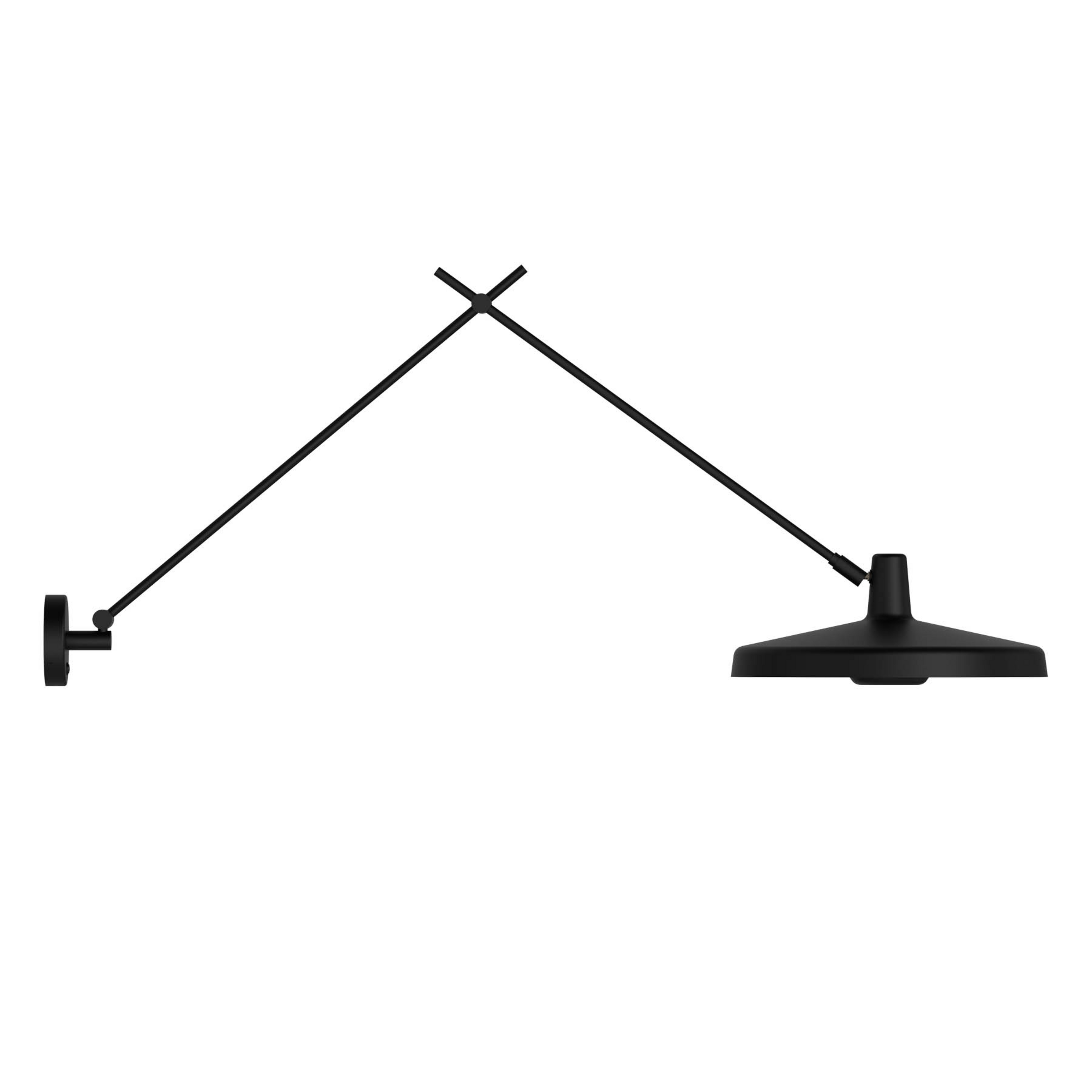 Arigato 45 Wall Lamp Black - Grupa