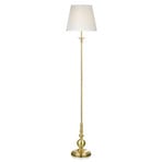 Imperia Floor Lamp Brass/White - Markslöjd