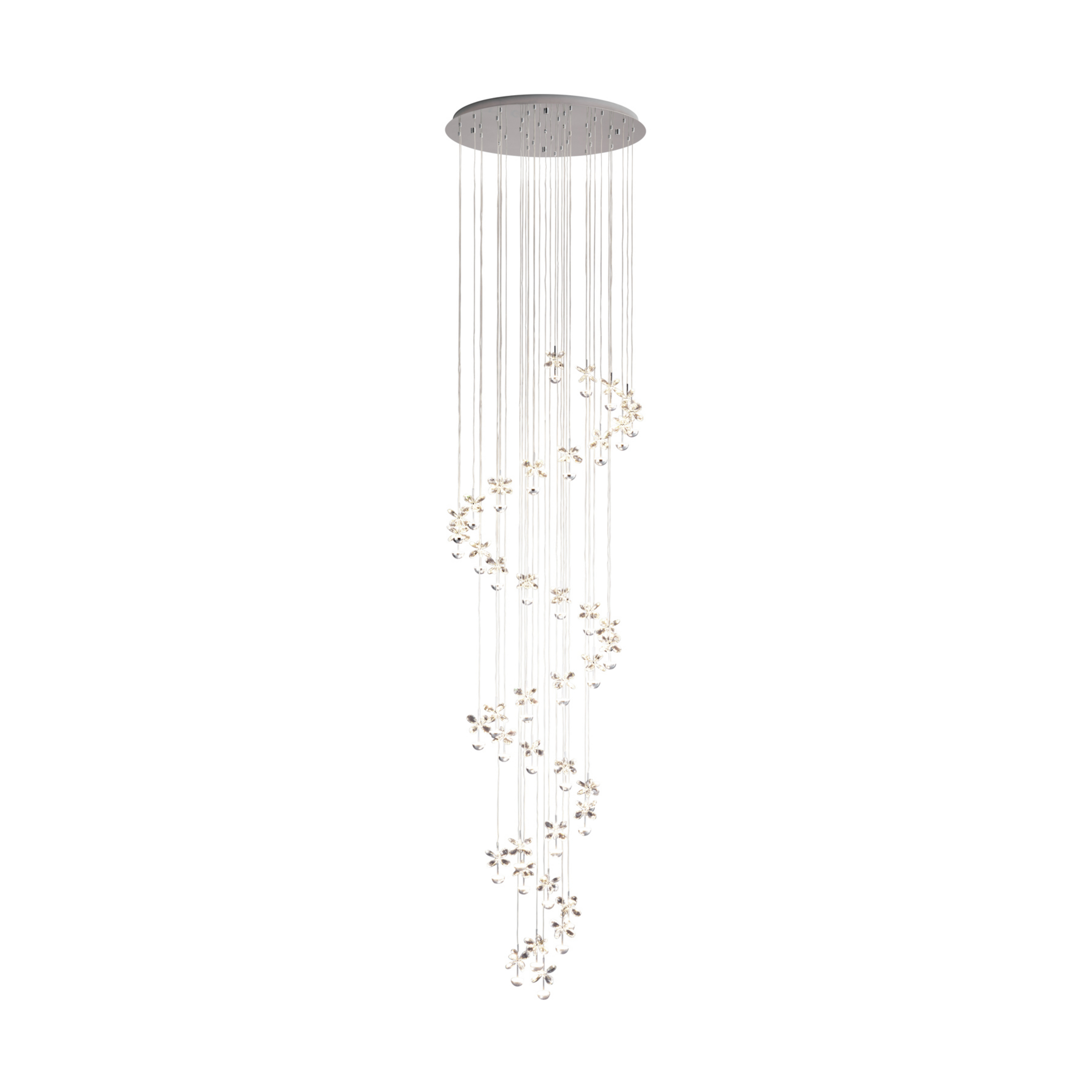 Suspension Pianopoli chromée 78x334 cm - EGLO Stars of Light