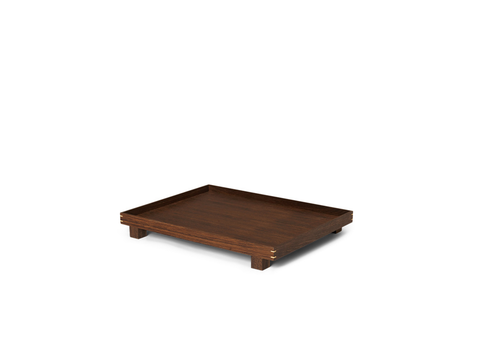 Bon Wooden Tray Large Smoked Oak - ferm LIVING