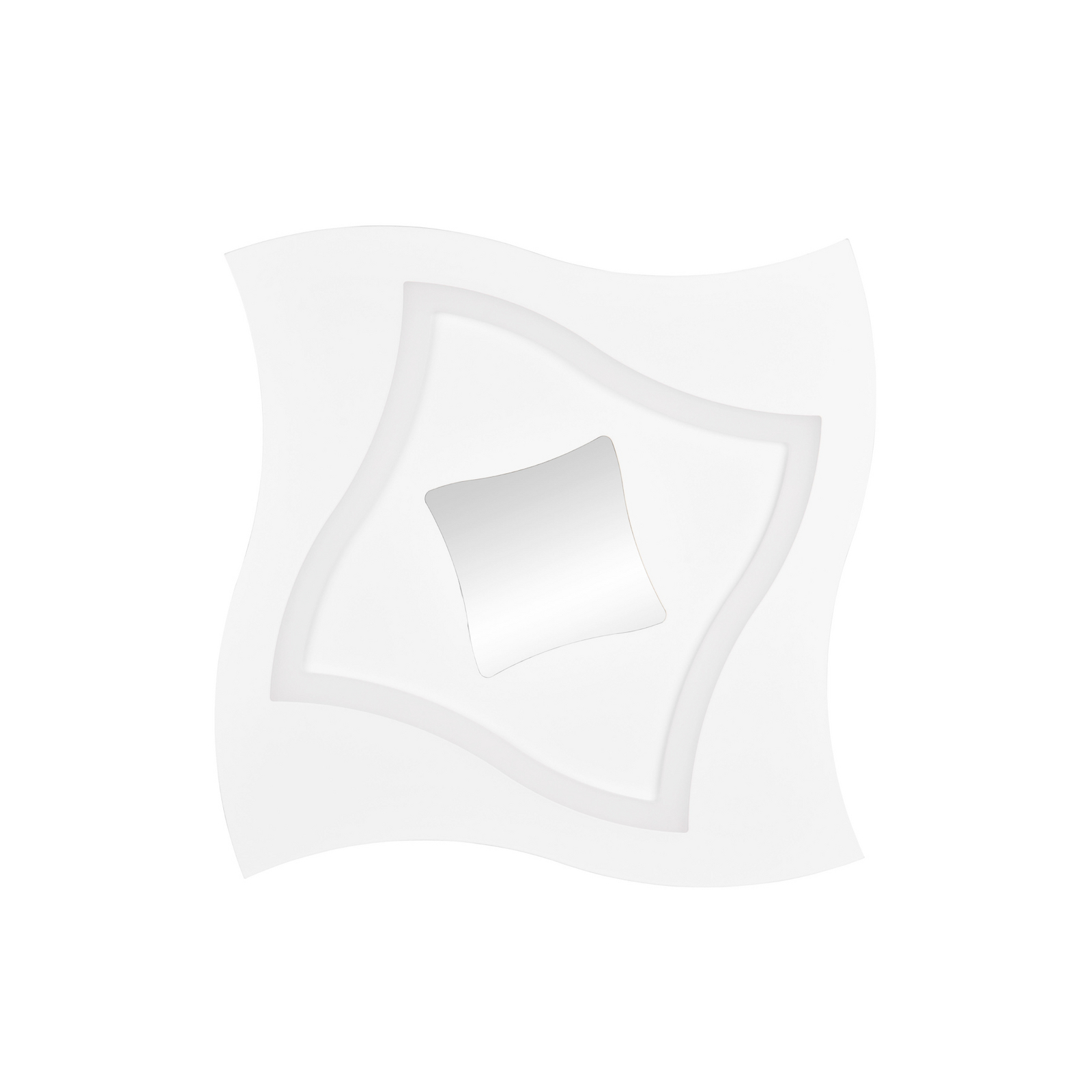 LED-taklampa Klint, längd 50 cm, matt vit, metall RGBW LED-taklampa Klint, längd 50 cm, matt vit, metall RGBW