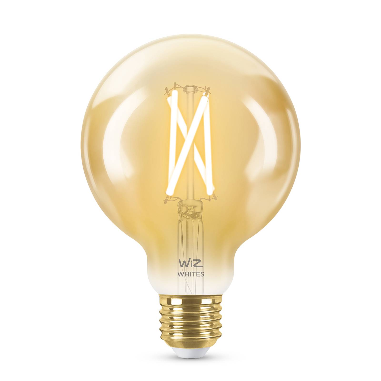 Image of WiZ G95 ampoule LED E27 7W globe ambré CCT 8718699786793