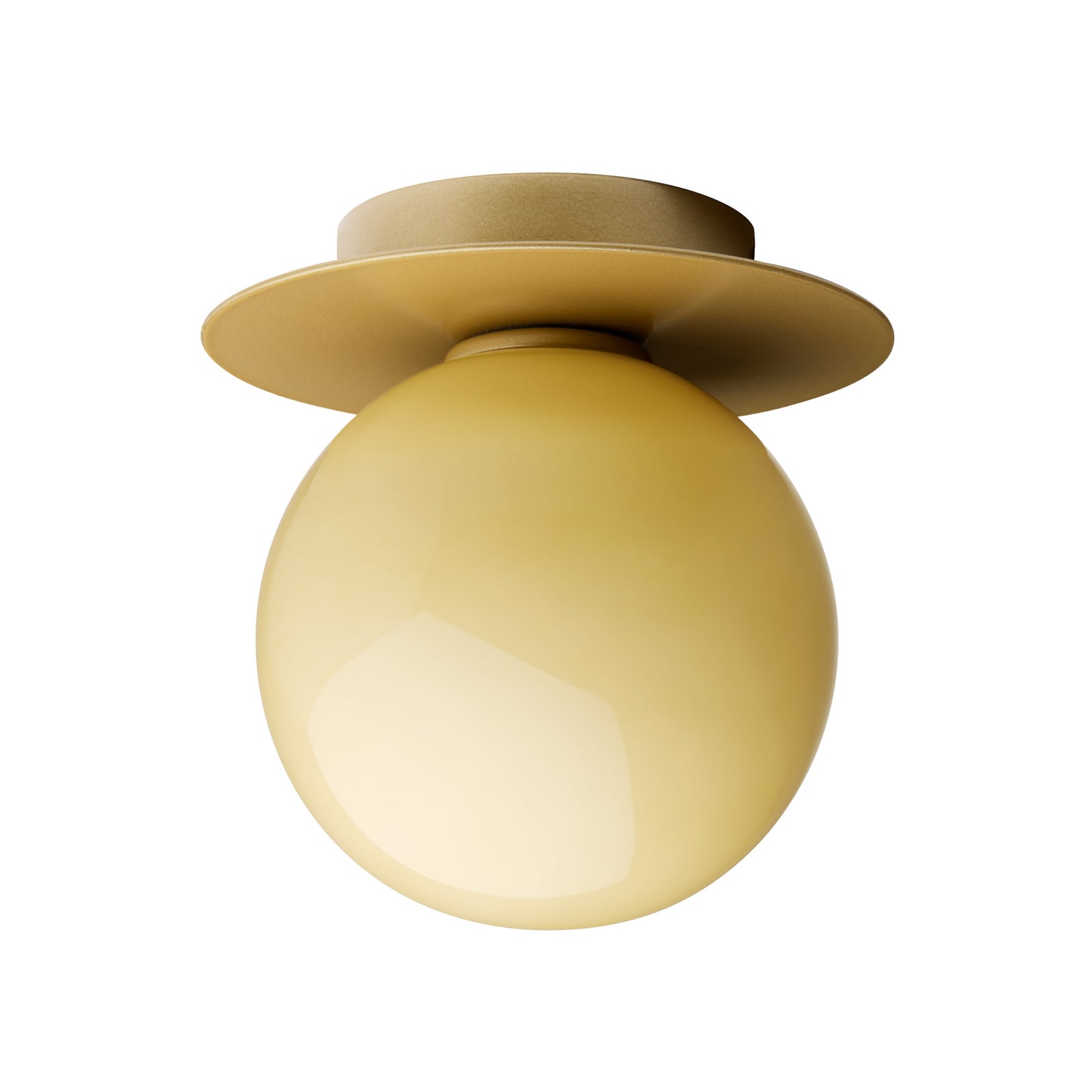 Applique Nuura Liila 1 Medium, oro/giallo miele, IP44, G9 Applique Nuura Liila 1 Medium, oro/giallo miele, IP44, G9