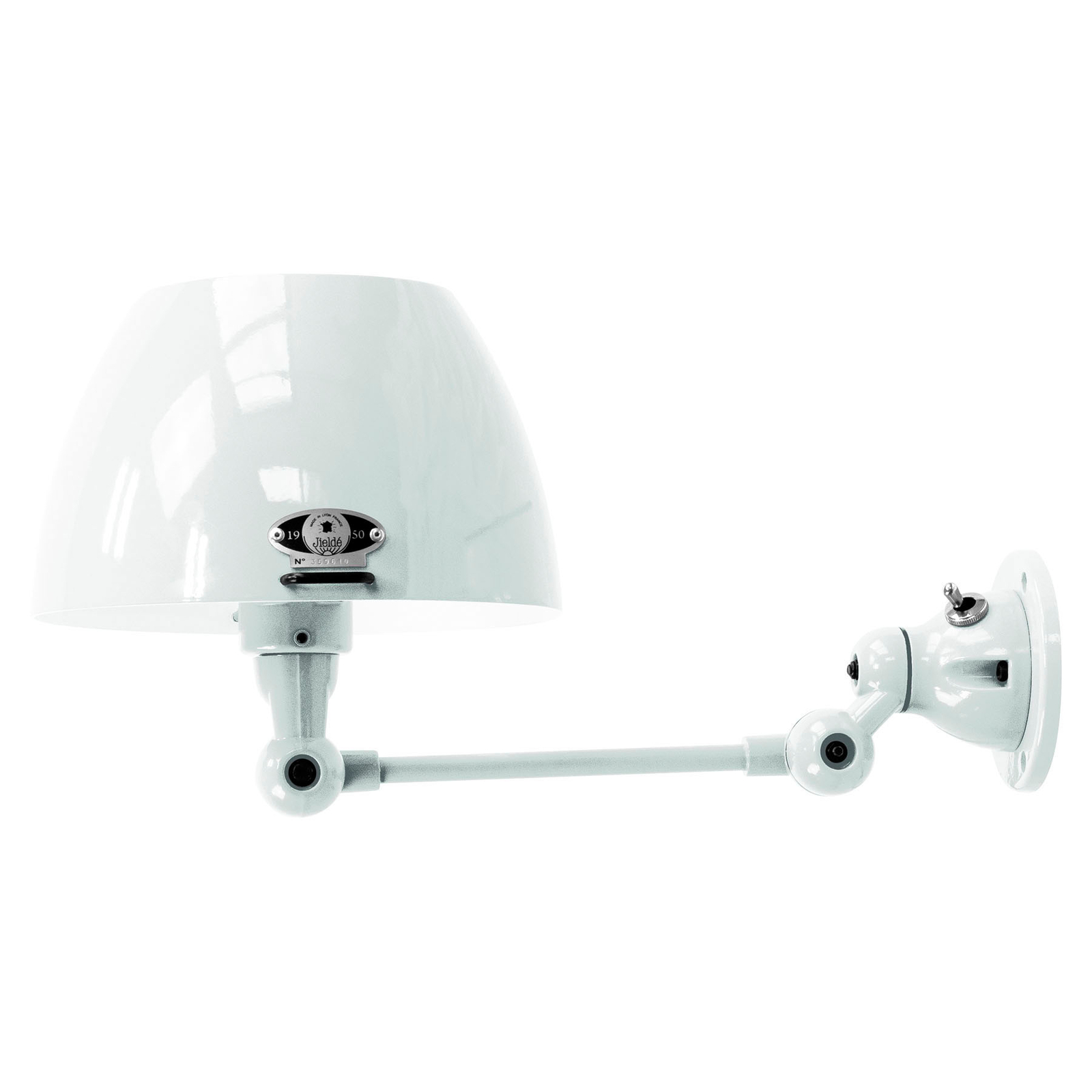 Jieldé Aicler AIC701 lampa ścienna przegub biała